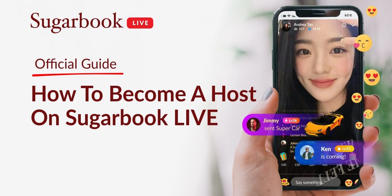 How To Become A Host On Sugarbook LIVE | Official Guide