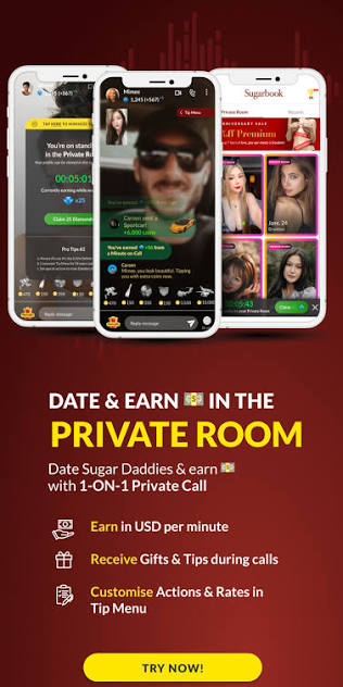 Sugarbook US - earn from sugar daddy without meeting at all