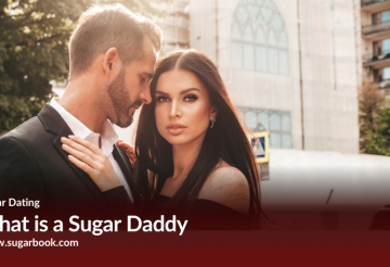 Elegant couple in city street – Sugar Daddy and Sugar Baby concept