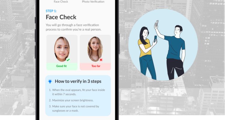 Sugarbook face check screen showing live face verification step