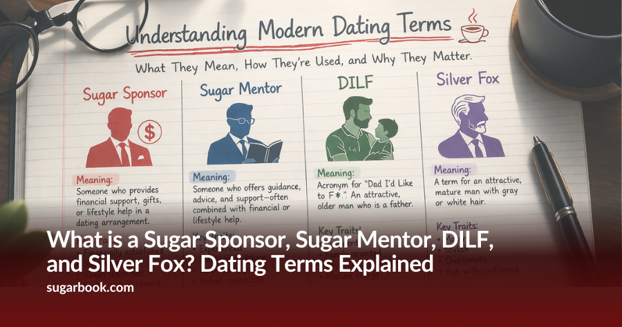 What Is a Sugar Sponsor, Sugar Mentor, DILF, and Silver Fox? Dating Terms Explained