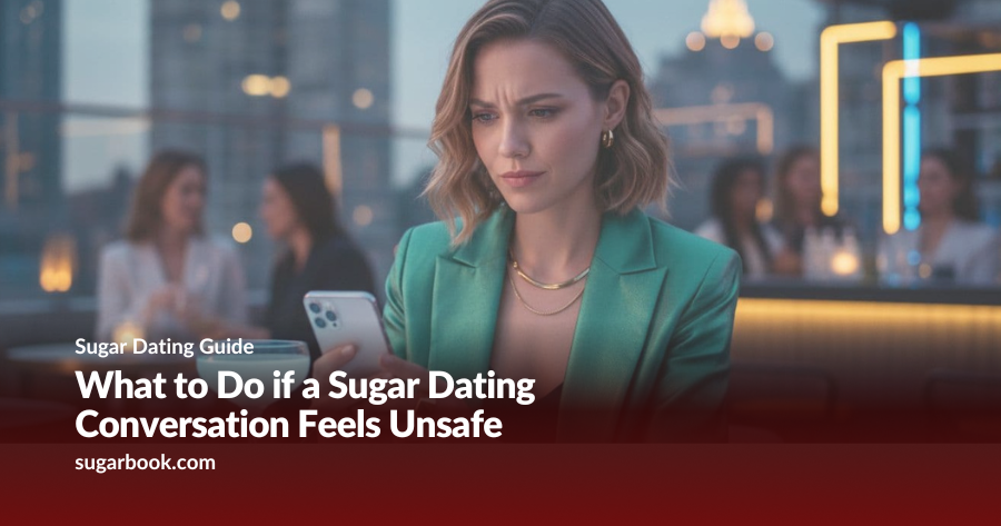 What to Do If a Sugar Dating Conversation Feels Unsafe